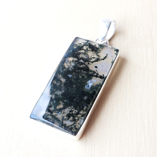 Moss Agate Pendant | Whisper Of The Forest