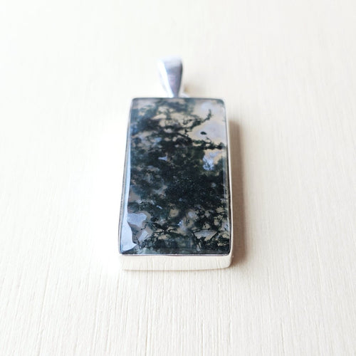 Moss Agate Pendant | Whisper Of The Forest