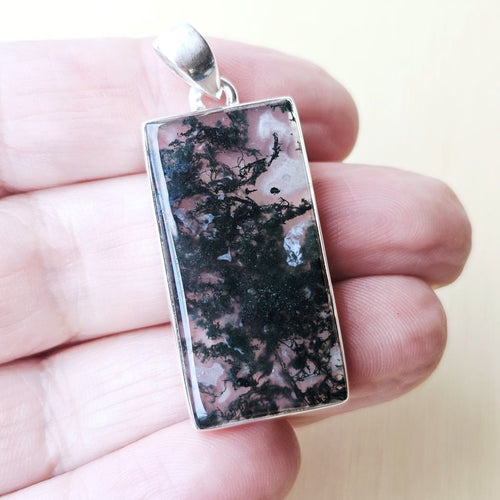Moss Agate Pendant | Whisper Of The Forest