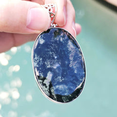 Moss Agate Pendant | Whisper Of The Forest