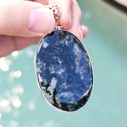 Moss Agate Pendant | Whisper Of The Forest