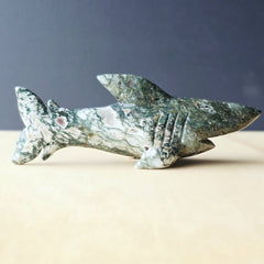Moss Agate Shark