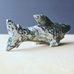 Moss Agate Shark