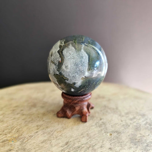 Moss Agate | Sphere 306gms