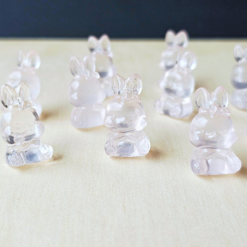 Mozambique Rose Quartz Bunnies | Bunny Love