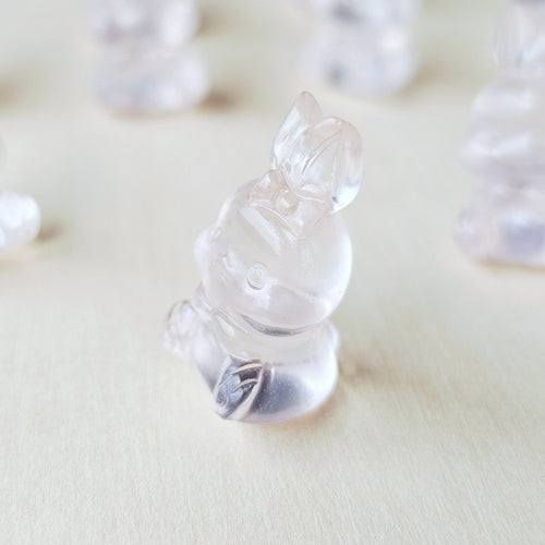 Mozambique Rose Quartz Bunnies | Bunny Love