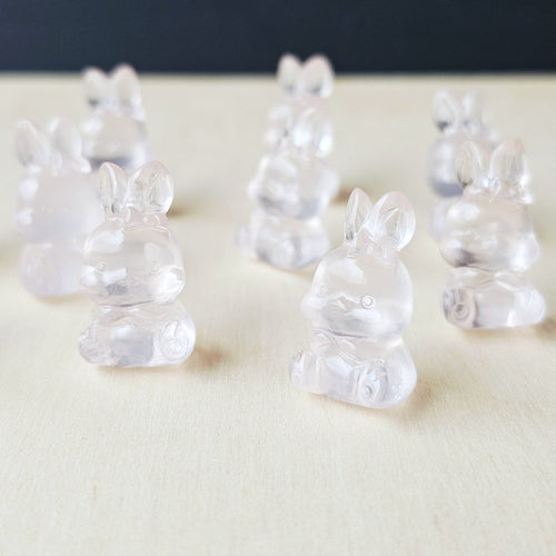 Mozambique Rose Quartz Bunnies | Bunny Love