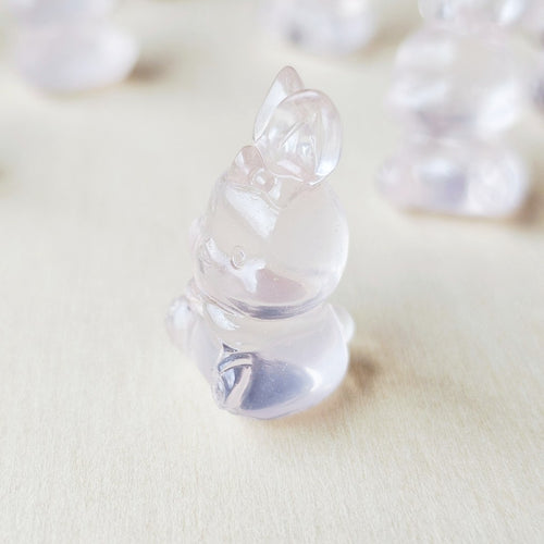 Mozambique Rose Quartz Bunnies | Bunny Love