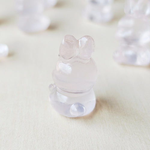 Mozambique Rose Quartz Bunnies | Bunny Love