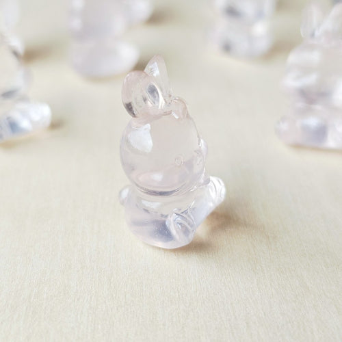 Mozambique Rose Quartz Bunnies | Bunny Love