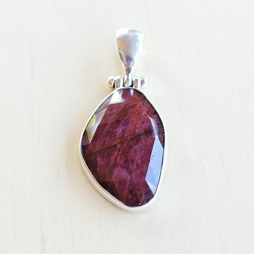 Multi Sapphire Faceted Pendant | Sacred Connection