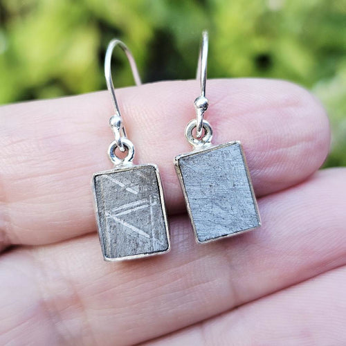 Muonionalusta Meteorite Earrings | The Infinite Pair