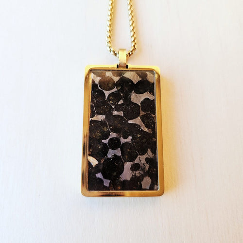 Muonionalusta & Sericho Meteorite Pendant | Galactic Origin