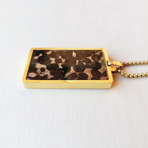 Muonionalusta & Sericho Meteorite Pendant | Galactic Origin