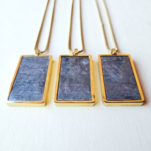 Muonionalusta & Sericho Meteorite Pendant | Galactic Origin