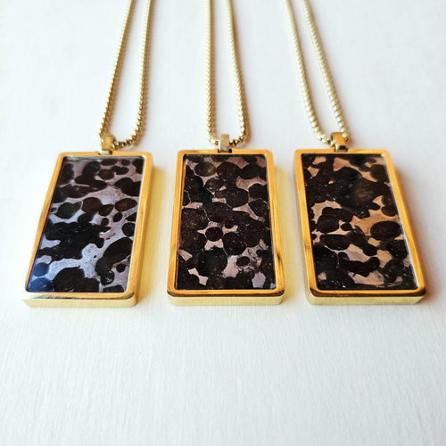 Muonionalusta & Sericho Meteorite Pendant | Galactic Origin