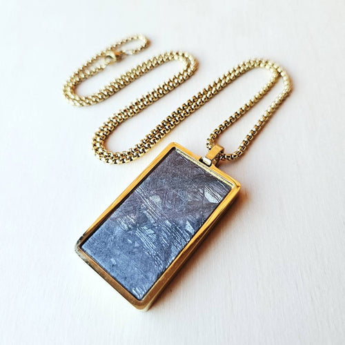 Muonionalusta & Sericho Meteorite Pendant | Galactic Origin