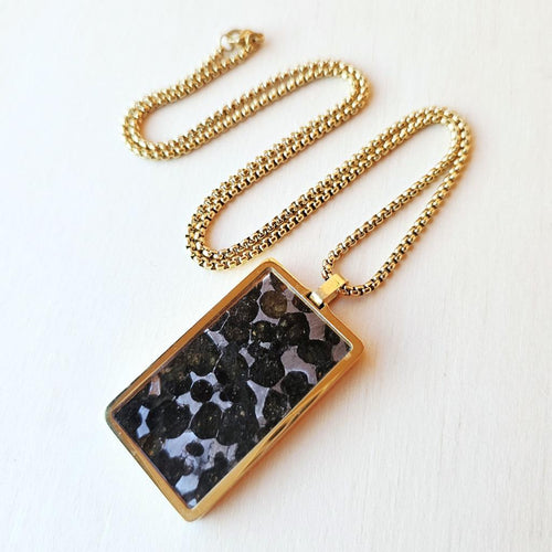Muonionalusta & Sericho Meteorite Pendant | Galactic Origin