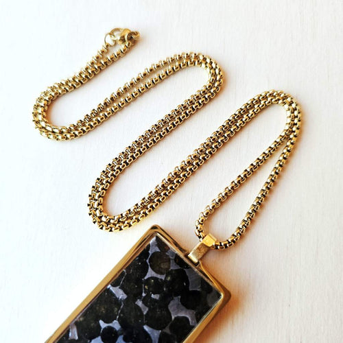 Muonionalusta & Sericho Meteorite Pendant | Galactic Origin