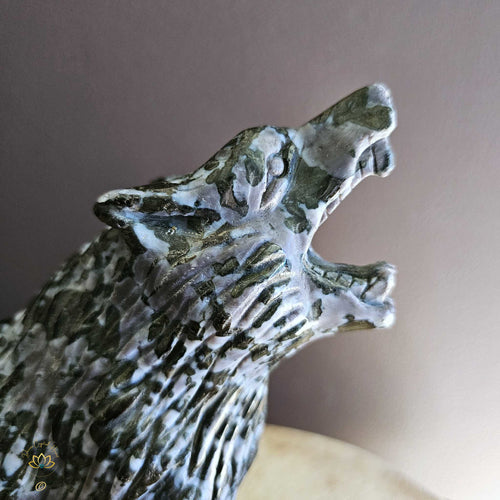 Mystic Merlinite (Indigo Gabbro) Wolf 1.6kgs