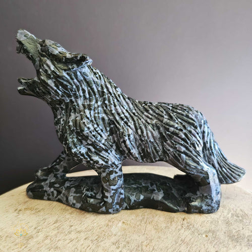 Mystic Merlinite (Indigo Gabbro) Wolf 1.6kgs