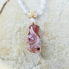 Nanhong Agate Adjustable Necklace | Harmony