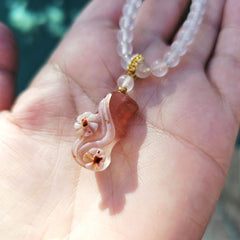 Nanhong Agate Adjustable Necklace | Harmony