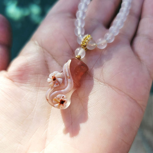 Nanhong Agate Adjustable Necklace | Harmony