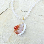 Nanhong Agate Adjustable Necklace | Weaver Of Fortune