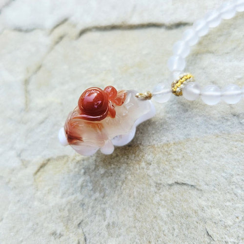 Nanhong Agate Adjustable Necklace | Weaver Of Fortune