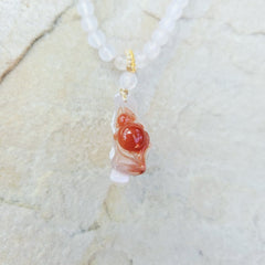 Nanhong Agate Adjustable Necklace | Weaver Of Fortune