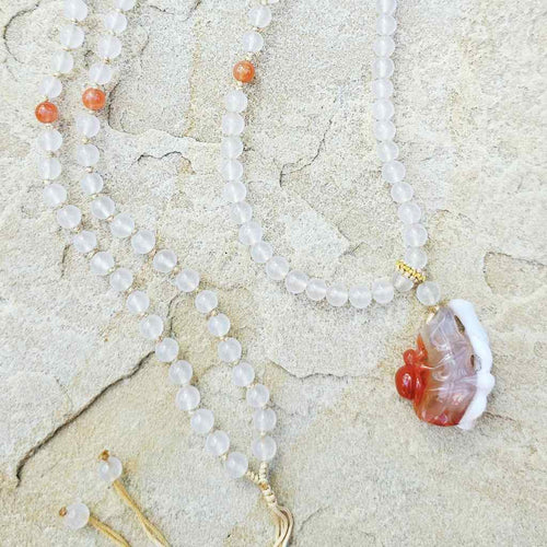 Nanhong Agate Adjustable Necklace | Weaver Of Fortune