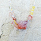 Nanhong Agate Koi Fish Adjustable Necklace | Gentle Current