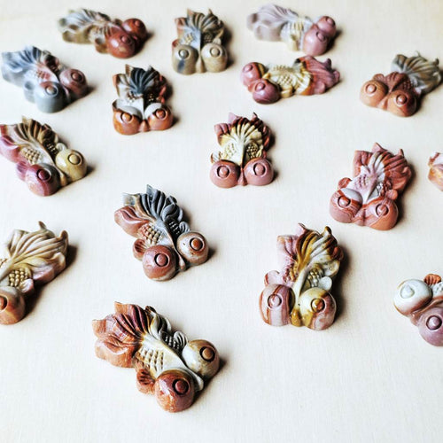 Natural Alashan Stone Goldfish | Alashan Prosperity Keepers