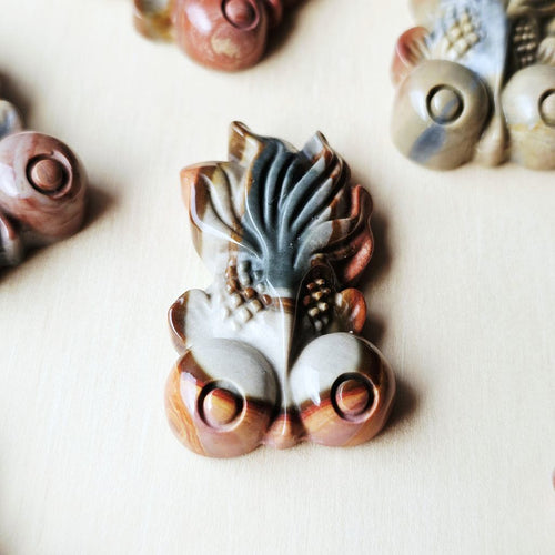Natural Alashan Stone Goldfish | Alashan Prosperity Keepers