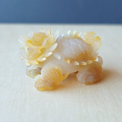 Natural Carnelian Dragon Turtle | Hand Carved Longgui
