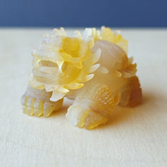 Natural Carnelian Dragon Turtle | Hand Carved Longgui