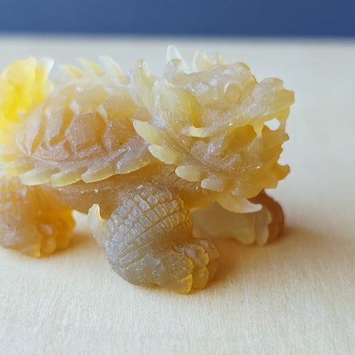 Natural Carnelian Dragon Turtle | Hand Carved Longgui