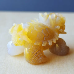 Natural Carnelian Dragon Turtle | Hand Carved Longgui