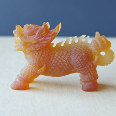 Natural Carnelian Qilin | Hand Carved Qilin
