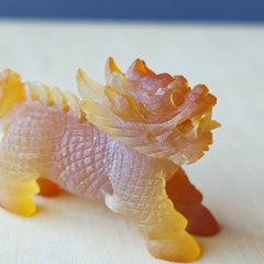 Natural Carnelian Qilin | Hand Carved Qilin