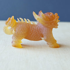 Natural Carnelian Qilin | Hand Carved Qilin