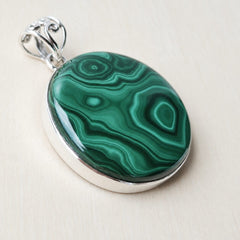 Malachite Pendant | Dual Frequency