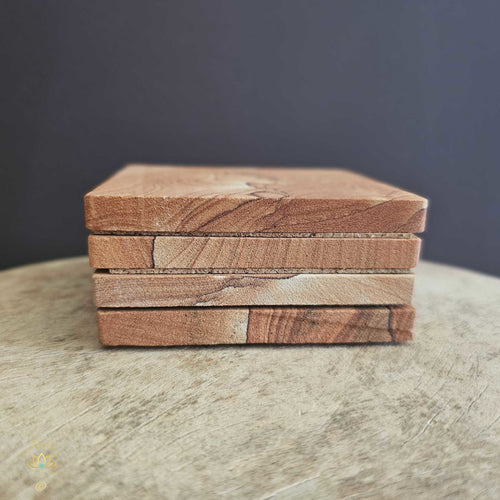 Navajo Sandstone | Square Coaster Set 734gms