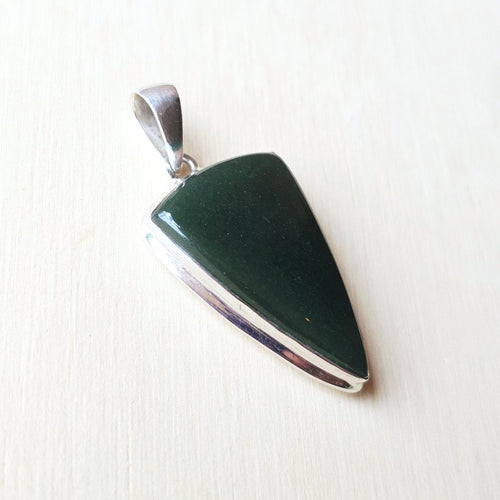 Nephrite Jade Pendant | Emerald Current