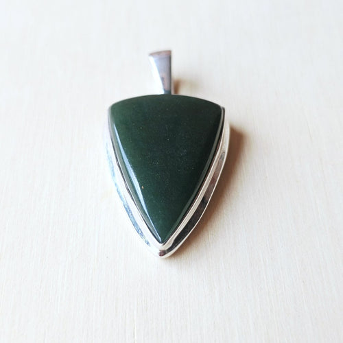 Nephrite Jade Pendant | Emerald Current