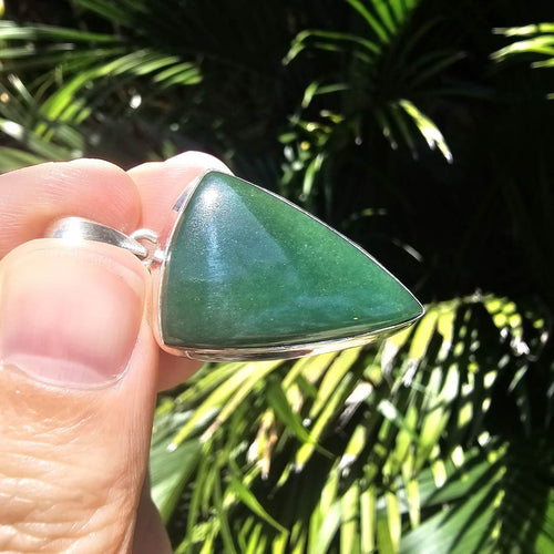 Nephrite Jade Pendant | Emerald Current