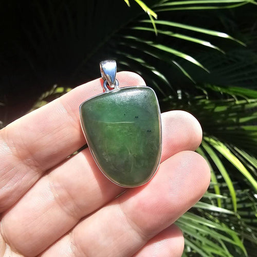 Nephrite Jade Pendant | Gentle Ascension