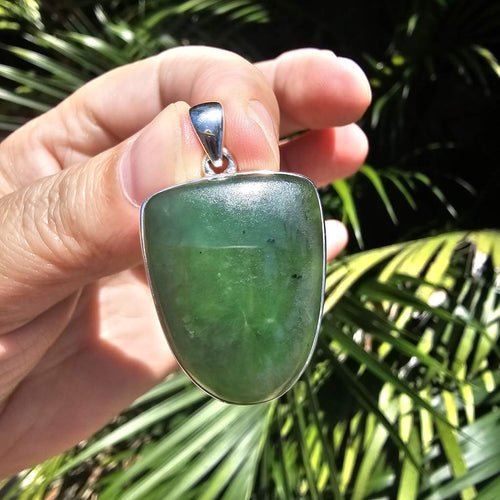 Nephrite Jade Pendant | Gentle Ascension