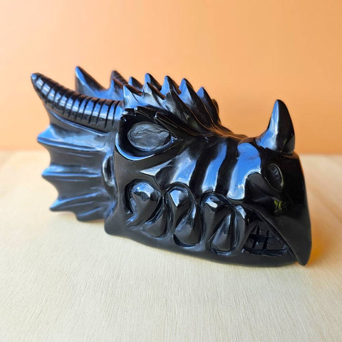 Obsidian Dragon Carving | Obsidian Reign